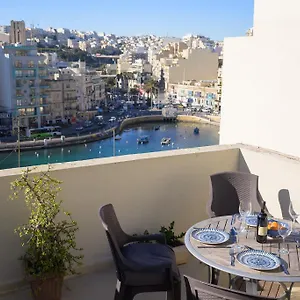 Stylish Saint Julians 1 Bedroom Penthouse With Terrace In The City Centre With Seaview San Giuliano